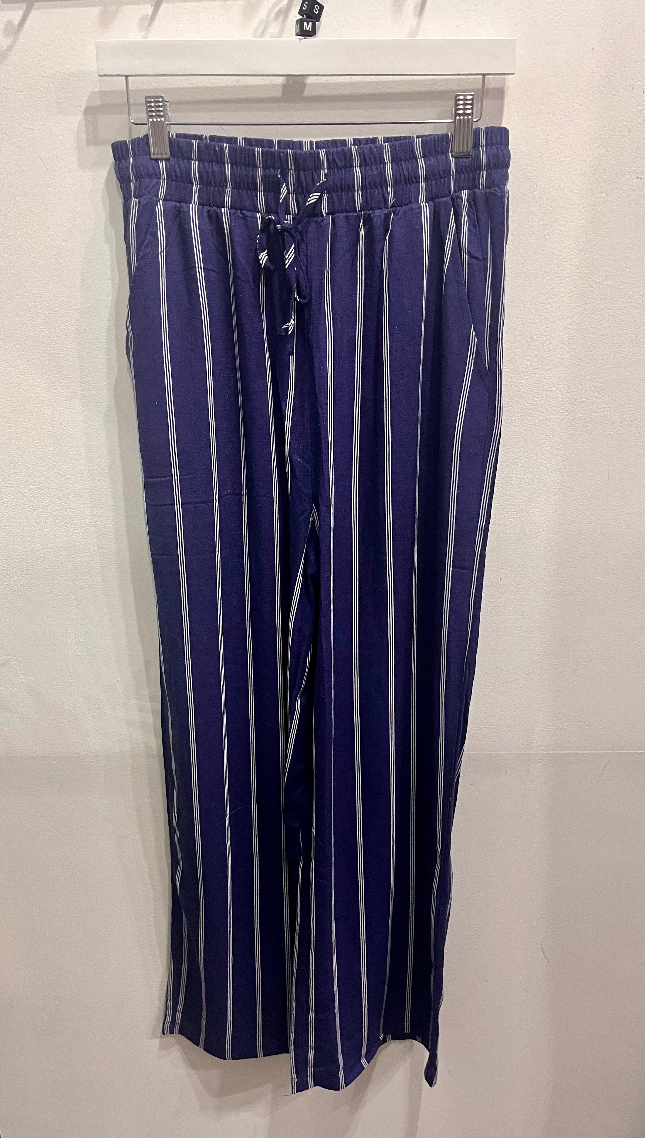 Pin Striped Linen Trousers