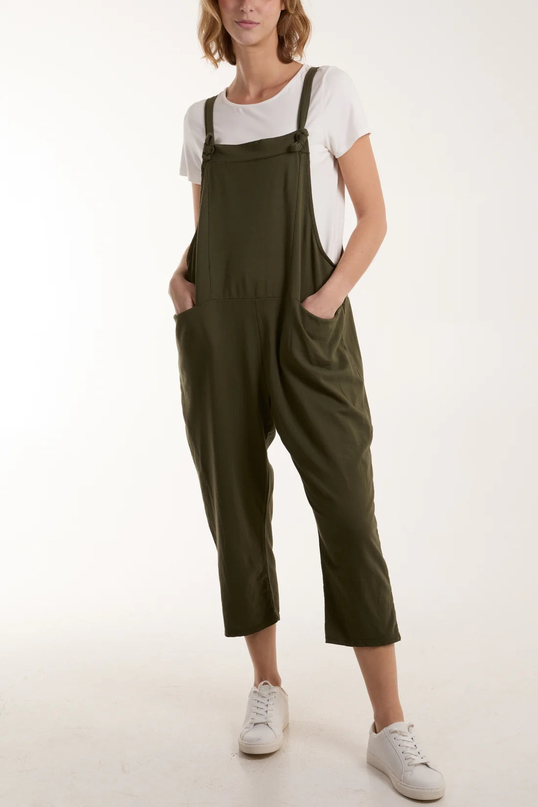 Jersey Cotton Dungarees